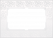 Рамка для двойной розетки (белый) W0082301
