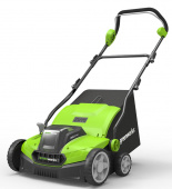 Аэратор-скарификатор аккумуляторный Greenworks GD40SC36, 40V, без АКБ и ЗУ