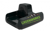 Быстрое зарядное устройство для 2-х аккумуляторов Greenworks G82C2, 82V, 8А