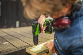 Дрель-шуруповерт аккумуляторная Greenworks GD24DD35, 24V, бесщеточная, без АКБ и ЗУ