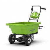 Садовая тележка самоходная Greenworks G40GC, 40V, 106 л