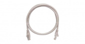 Патч-корд U/UTP 4 пары кат.6 (класс E) 250МГц 2хRJ45/8P8C BC (чистая медь) 24AWG (7х0.205мм) LSZH нг(А)-HFLTx сер. 0.5м NIKOMAX NMC-PC4UE55B-005-C-GY