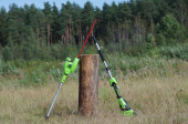 Кусторез штанговый аккумуляторный Greenworks G40PHA, 40V, 51см, без АКБ и ЗУ
