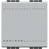 Выключатель 1-кл. 2мод. СП LivingLight 16А IP20 винтов. клеммы алюм. Leg BTC NT4001M2N