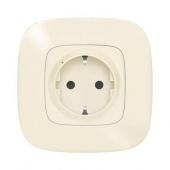 Розетка умная 2К+З Valena Allure 16А 230В сл. кость Netatmo 752694