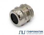 Ввод кабельный М18 IP68 d5-10мм латунь ГОФРОМАТИК zeta30109