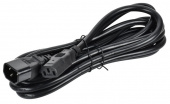 Кабель электропитания PDU 3х1.5 3м с разъемами С13-C14 ITK PC-C13C14-3M