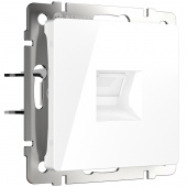 Розетка Ethernet RJ-45 cat. 6A экранированная (белый) W5120101