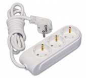 Удлинитель 3х2м с заземл. 16А IP20 ПВС 3х1.5 защ. шторки Makel N3210034