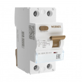 Устройство защитного отключения 1P+N 40A 30 mA type А 6 кА W812P406