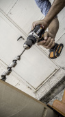 Дрель-шуруповерт ударная аккумуляторная WORX WX373, 20В, бесщеточная, 2,0 Ач x2 ,кейс