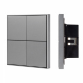 Arlight INTELLIGENT ARLIGHT Кнопочная панель KNX-304-23-IN Grey (BUS, Frame) (IARL, IP20 Металл, 2 года)