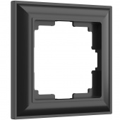 Рамка из поликарбоната на 1 пост Fiore черный W0012208