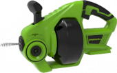 Трос сантехнический аккумуляторный Greenworks, G24DA, 24V, без АКБ и ЗУ