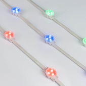 Arlight Модуль управляемый SPI-F3-D30 12V RGB-RAM-Auto (0.6W, IP68, 120 deg) (Пластик, 3 года)