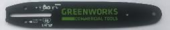 Шина сменная для высоторезов/сучкорезов и цепных пил Greenworks 25см