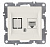 Розетка компьютерная LAVIN/KAREN RJ45 кат.6 механизм бел. ARVIA 50 01 1000 247
